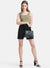 Paperbag Shorts With Belt And Elasticated Waist