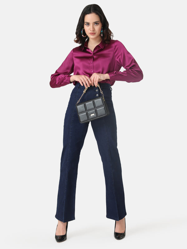 Jeans With Side Buttons