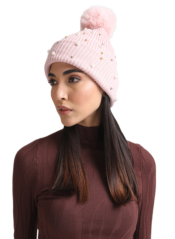 Fur Pearl Beanie