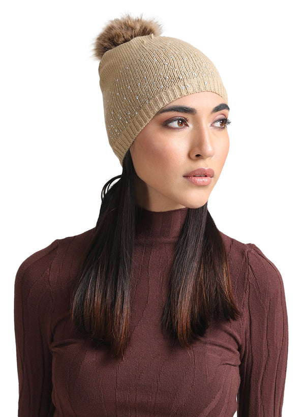 Fur Pom PomBeanie
