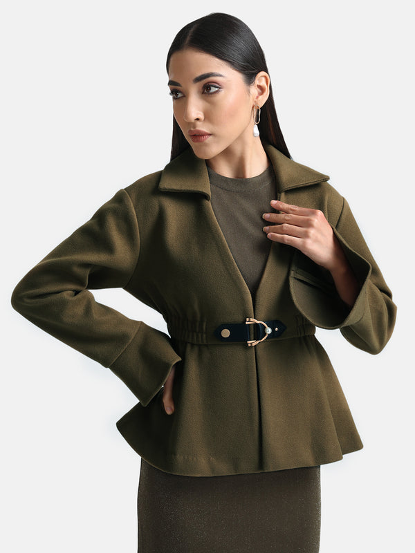 Peplum Jacket With Peplum Sleevs