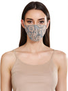 Floral Lace Layered Face Mask
