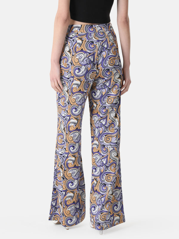 Printed Flared Pants