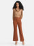 Flared Trousers With Buttons