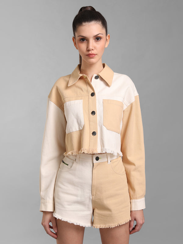 Colour Blocked Jacket