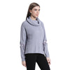 Blanc Pale Foldover Neck Sweater