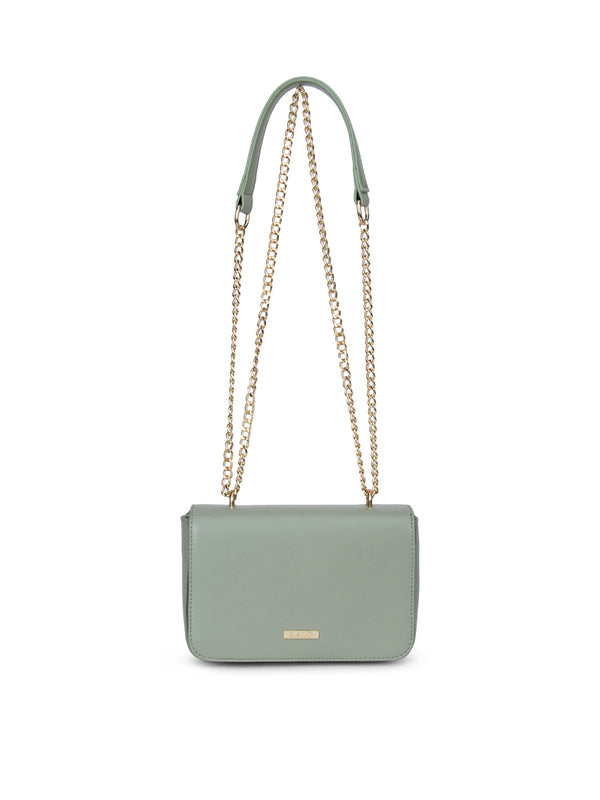 Solid Boxy Sling Bag