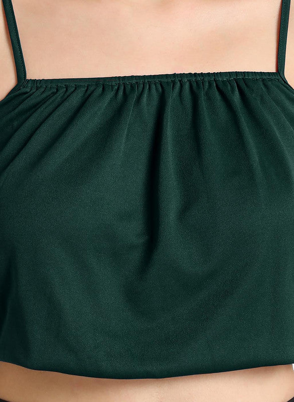 Spaghetti Strap Crop Top