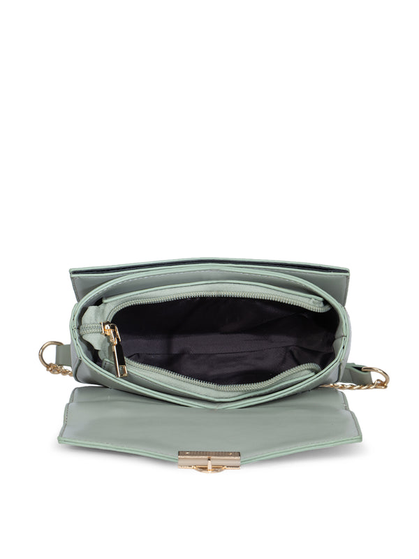 Solid Boxy Sling Bag