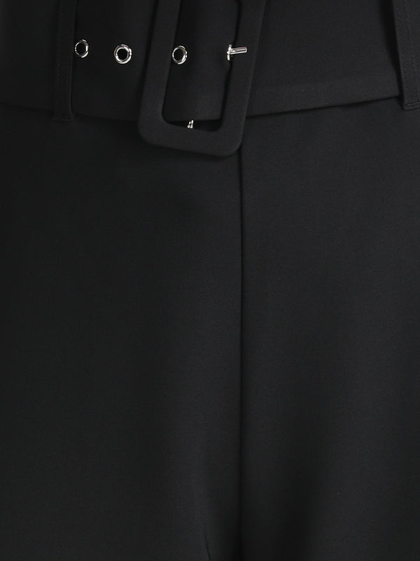 Trousers With Fabric Belt