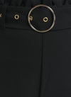 Paper Bag Trouser With Metal Chain Detail.