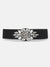 Black Rhinestone Buckle Belt