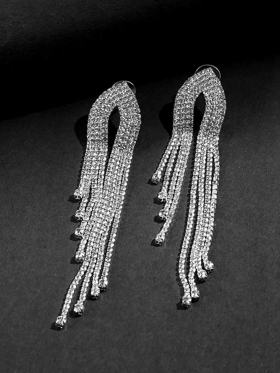 Buy Long Tassel Earrings 124252SILVERNA KAZO