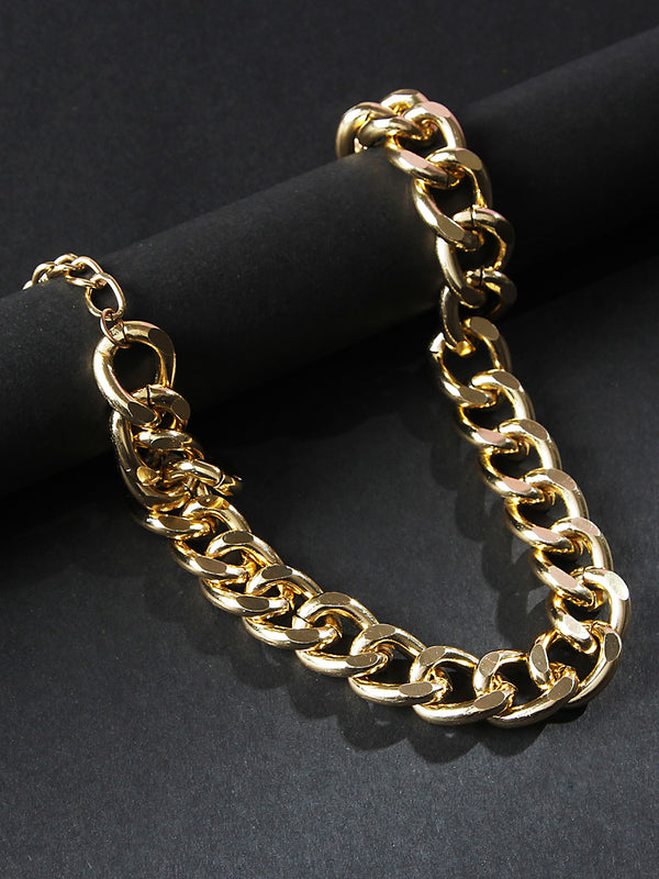Gold Chain Link Necklace