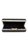 Velvet Lurex Hard Clutch