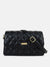 Solid Colour Quilting Crossbody Bag