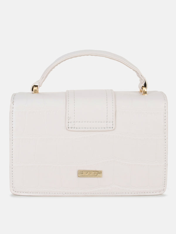 City Bag With Metal Buckle