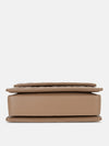Solid Colour Quilting Crossbody Bag
