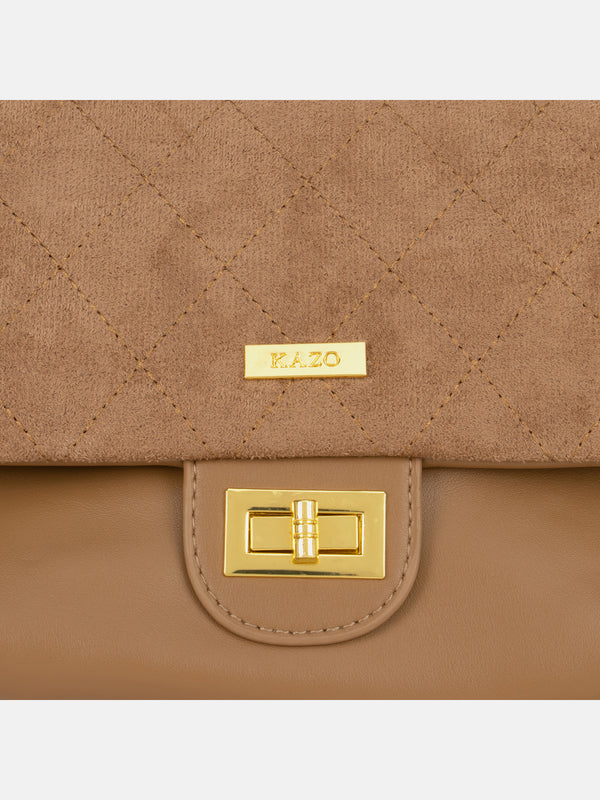 Chain Dæ’Cor With Suede Flap Sling
