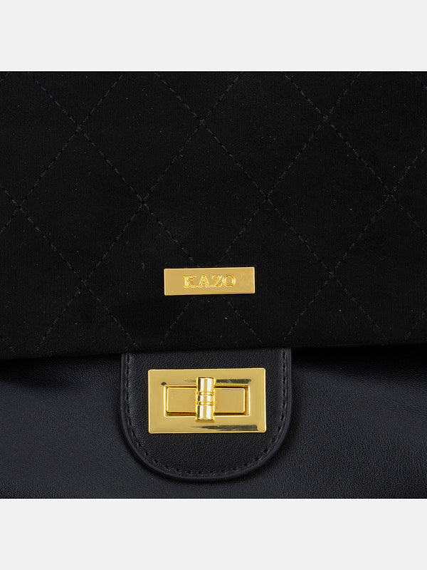 Chain Dæ’Cor With Suede Flap Sling
