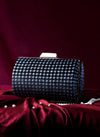 Velvet Lurex Hard Clutch