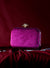 Textured Velvet Box Clutch