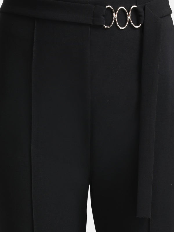 Flared Trousers WithBelt