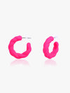 Color Pop Twisted Hoops