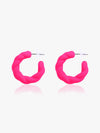 Color Pop Twisted Hoops