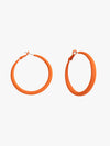 Solid Matte Hoop Earrings