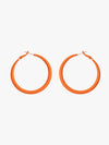 Solid Matte Hoop Earrings