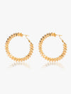 Medium Porcupine Hoop Earrings