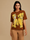 ©Disney Simba And Nala Printed T-Shirt