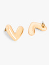 Chique Heart Studd Earrings