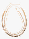 Multilayered Chain Necklace