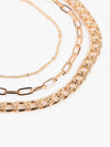 Multilayered Chain Necklace