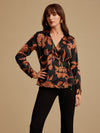 Molly Black Printed Blouse