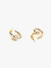 Contemporary Twisted Haert Earrings