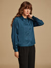 Tia Solid Satin Shirt