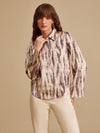 Celeste Beige Printed Shirt