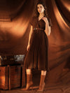 Venessa Midi Dress With Belt