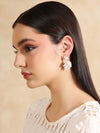 Luna Floral Crystal Statement Earrings