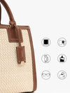 Kazo Raffia Satchel