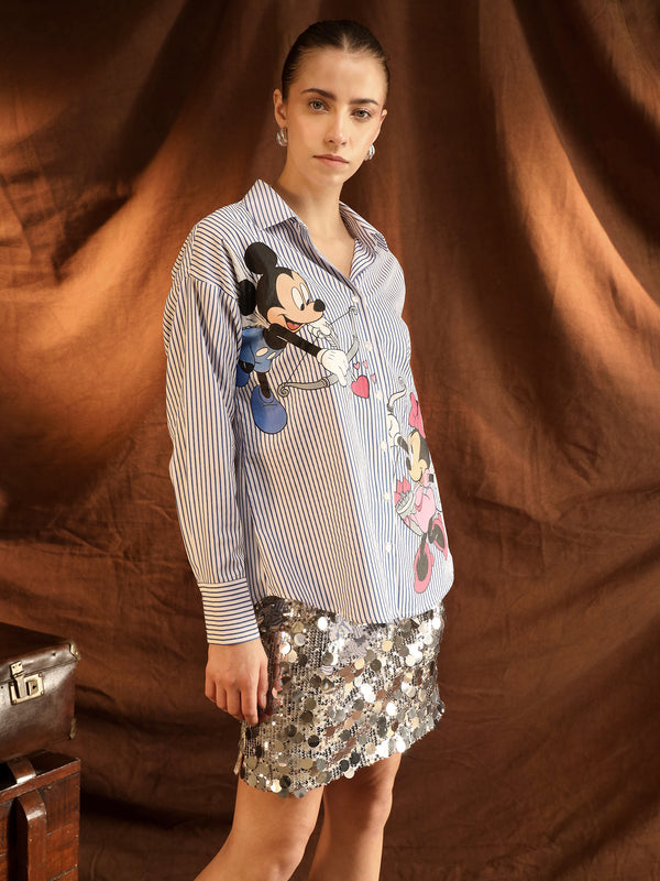 Disney Mickey And Minnie Shirt