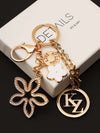 Snowdrop Rhinestone Bag Charm