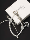 Bow Beaded Bag Charm