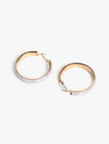 Marbel Textured Hoop Earrings