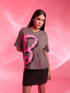 Barbie™ Mattel Printed T-Shirt With Rhinestone