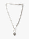 Pearl Chain With Dainty Charms Necklace