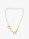 Graceful Pearl Chain With Charmed Accents